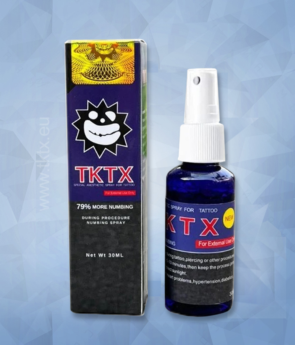 TKTX Numbing Spray 12% Lidocaine, 30mL